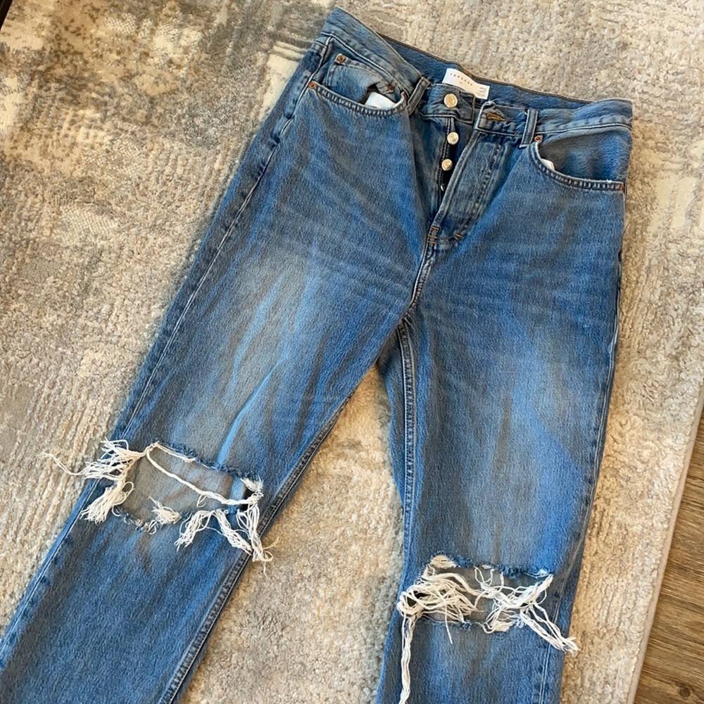 top shop dad jeans